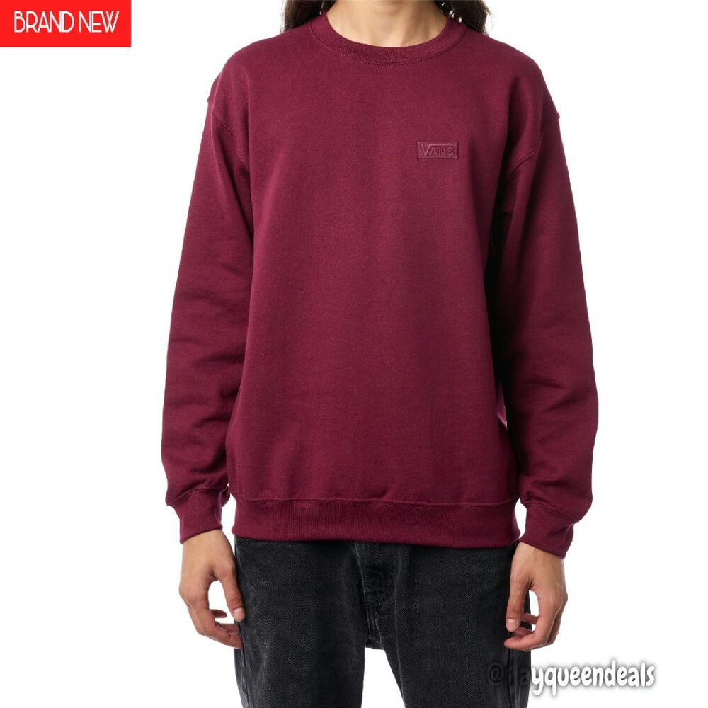 Unisex Crewneck Sweatshirt Long Sleeve Cotton Polyester Fleece Lined